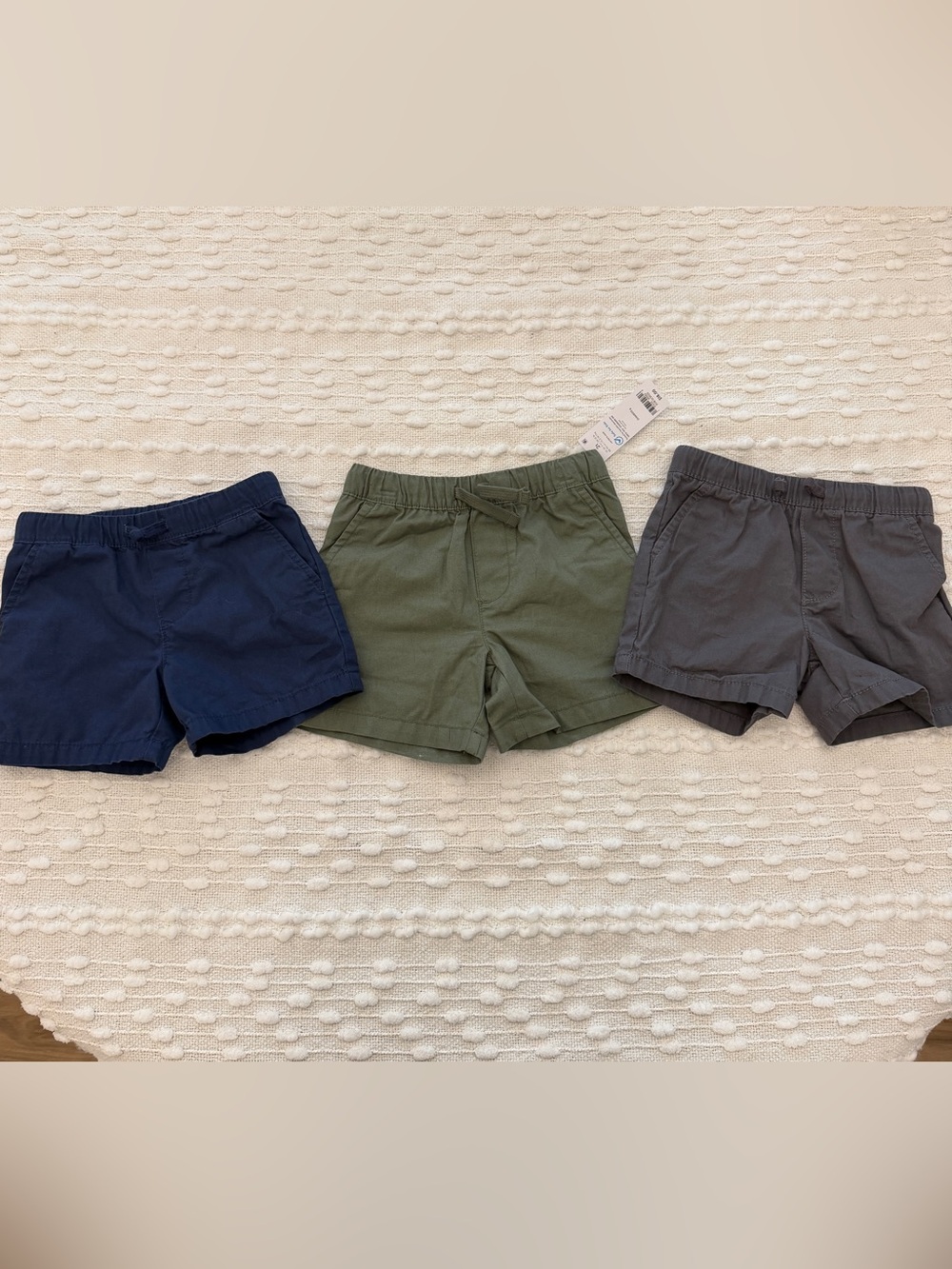 3 total Carters Cotton Blend Toddler Boy Shorts